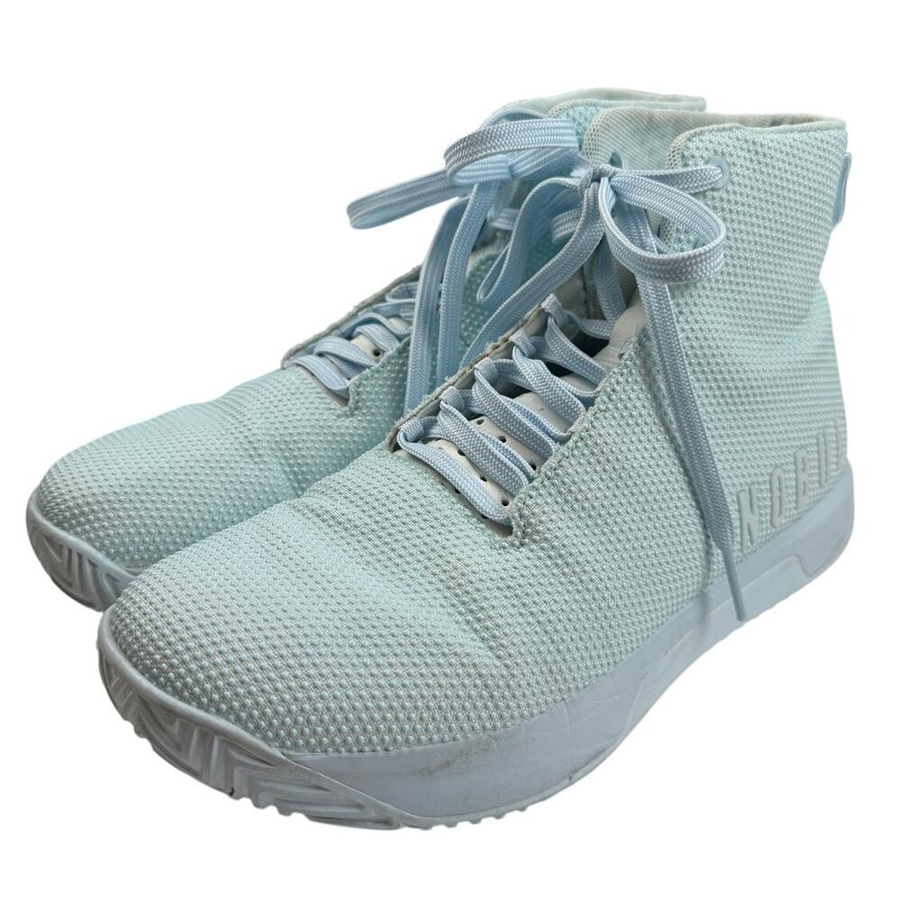 Nobull Blue High Top Crossfit Trainers Sneakers Women 11 Men 9.5 Active Gym